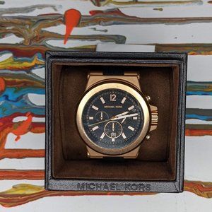 Michael Kors Dylan stainless steel chronograph watch